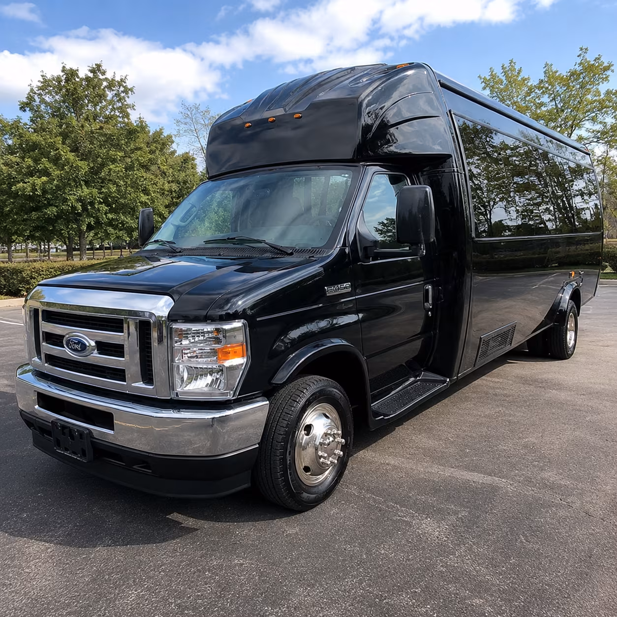 Atlanta Bachelor & Bachelorette Transportation party bus exterior