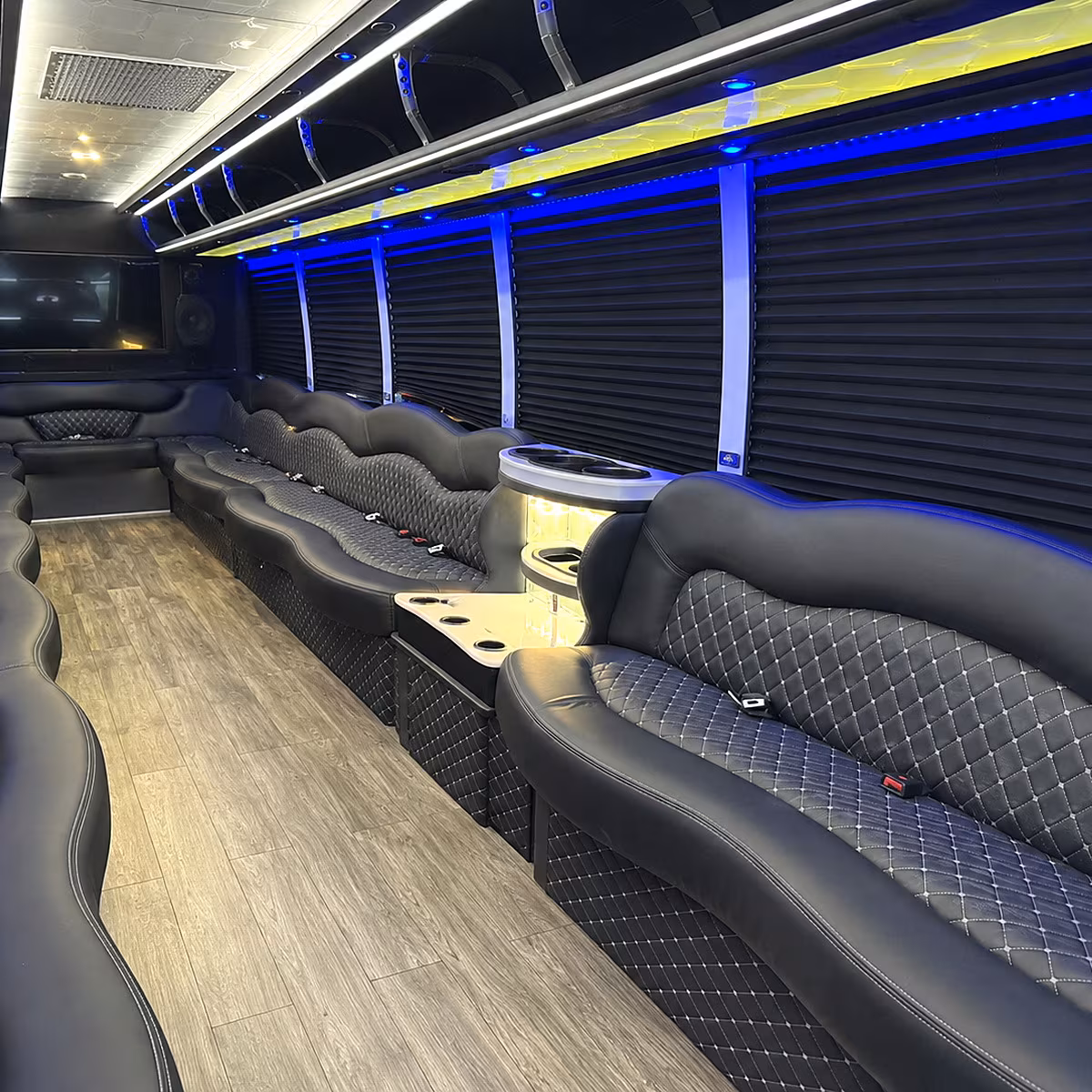 Atlanta Private Event Transportation onboard seating