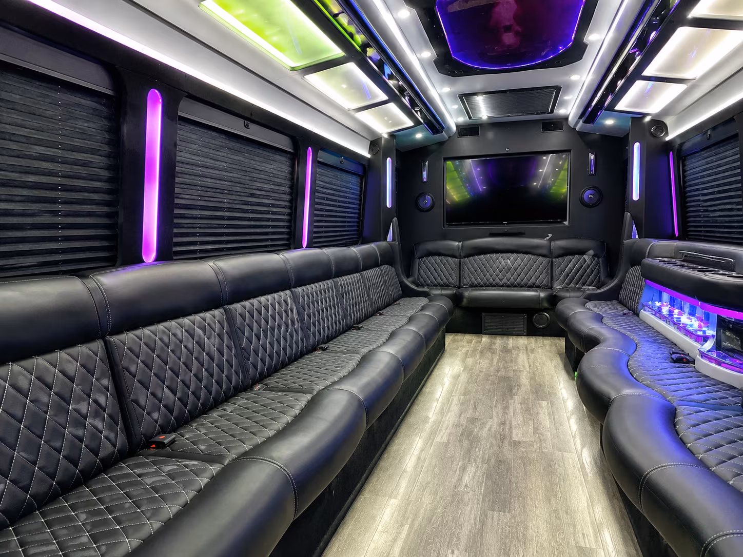 Atlanta Prom & Homecoming Transportation onboard seating