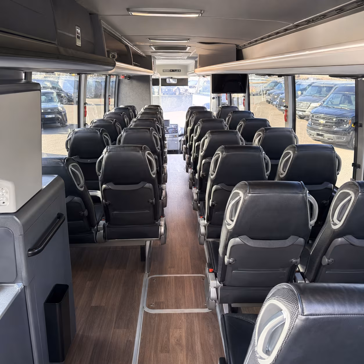 Atlanta School Event Transportation party bus exterior