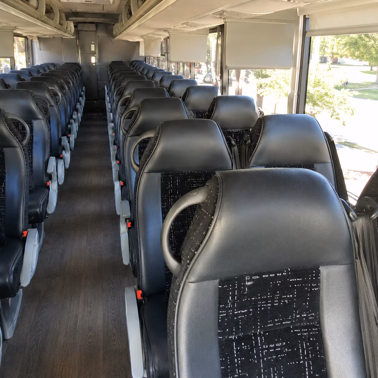 Atlanta School Event Transportation party bus exterior