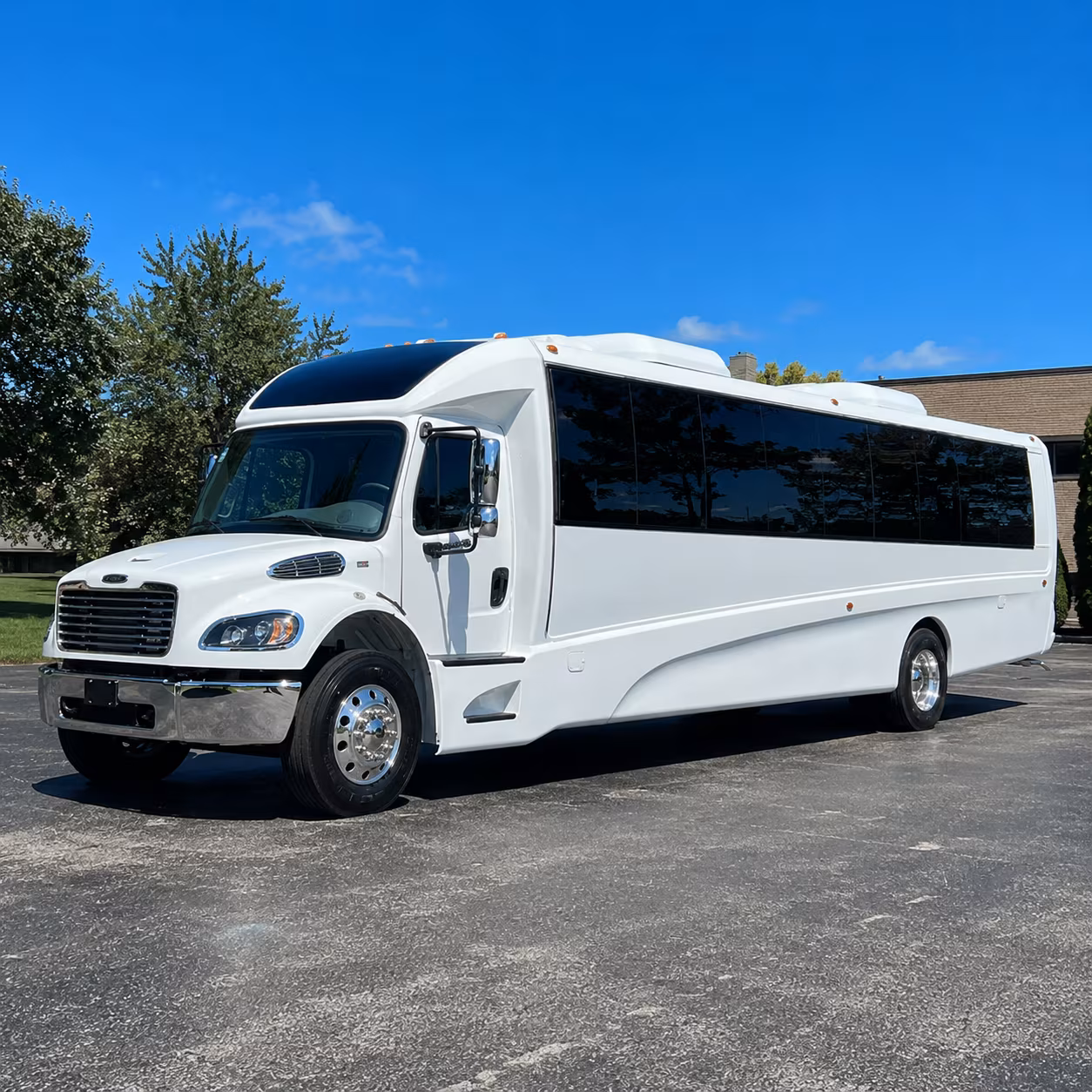 Atlanta School Event Transportation party bus exterior