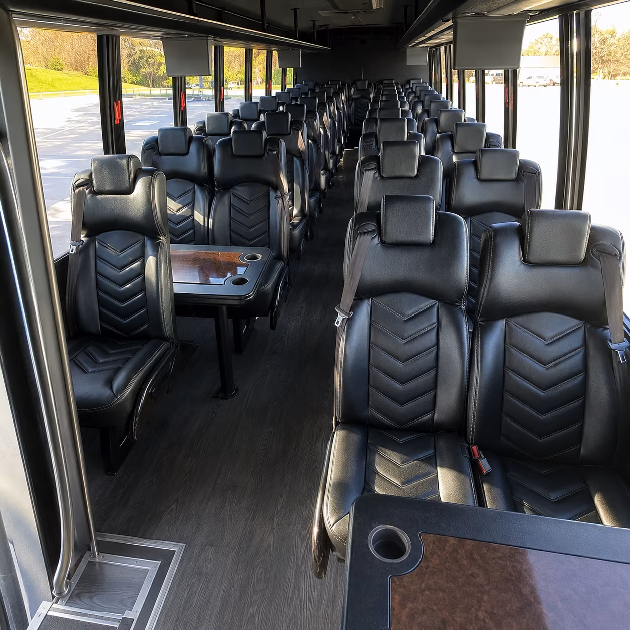 Atlanta School Event Transportation onboard seating