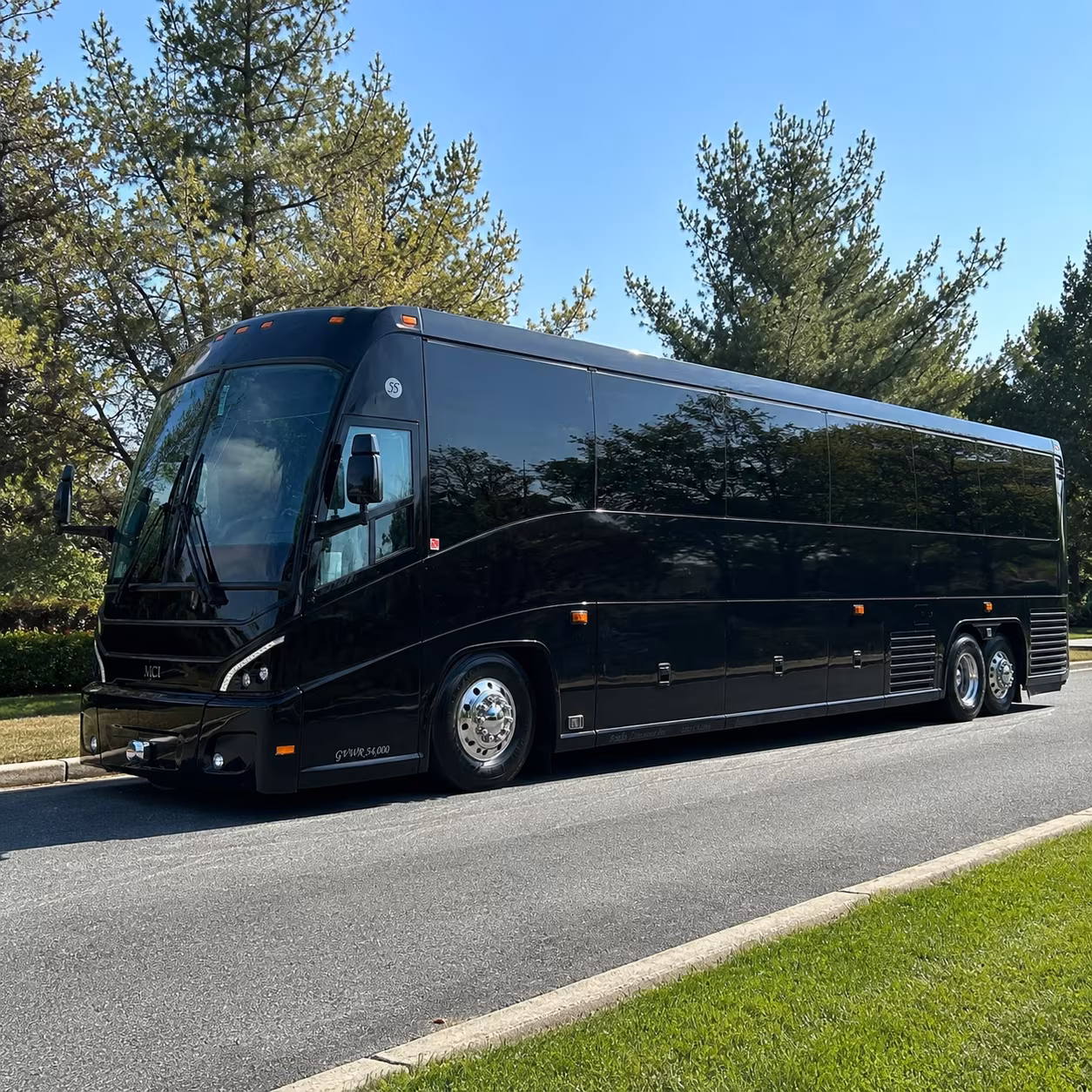 Atlanta School Event Transportation party bus exterior