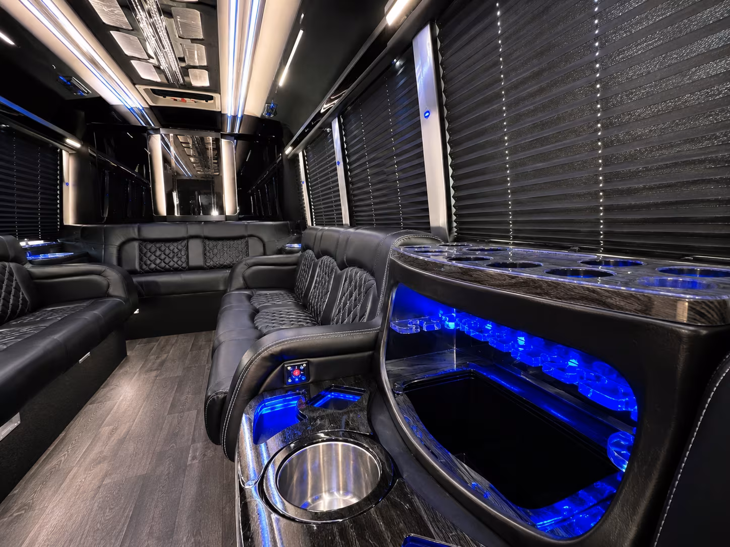 Atlanta Sporting Event Transportation onboard seating