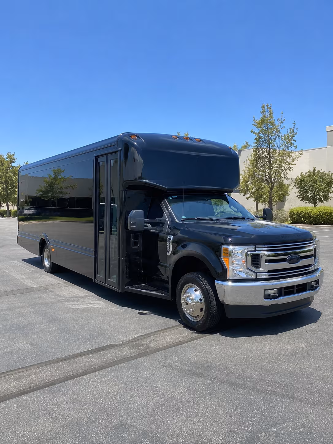 Atlanta Wedding Transportation party bus exterior