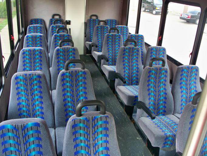 Athens 25 Passenger Mini Bus Interior