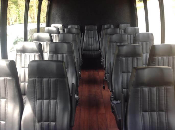 Johns Creek 30 Passenger Shuttle Bus Interior