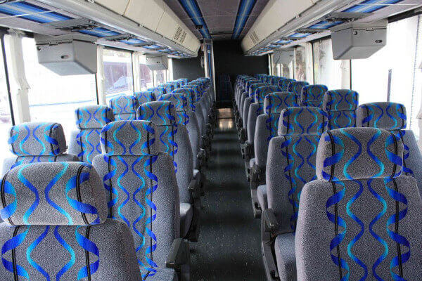Athens 40 Passenger Coach Bus Interior