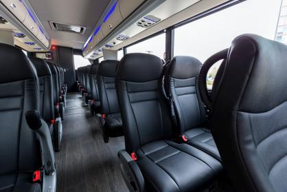 Athens 45 Passenger Mini Coach Interior