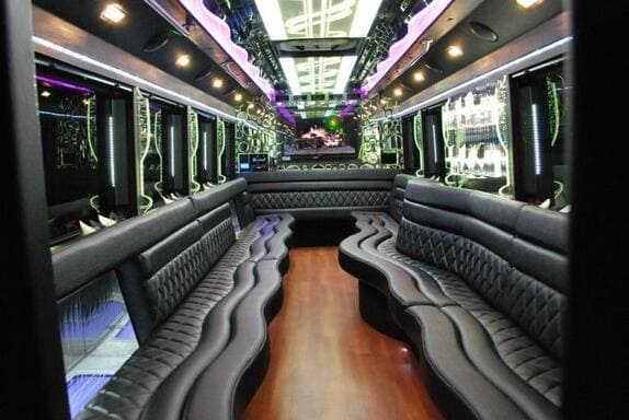 Savannah 25 Passenger Limo bus Interior
