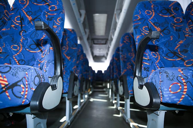 Savannah 47-56 Passenger Charter Buses Interior